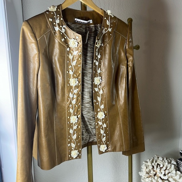 DAVID RODRIGUEZ LEATHER & SHELL VINTAGE JACKET - Picture 11 of 11